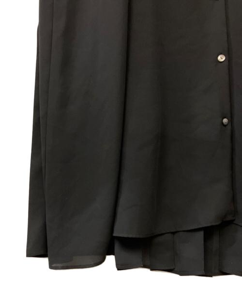 JOURNAL STANDARD（ジャーナルスタンダード）JOURNAL STANDARD (ジャーナルスタンダード) バックプリーツフレンチスリーブワンピース ブラック サイズ:Fの古着・服飾アイテム
