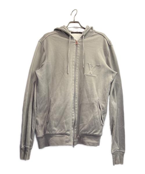 LOUIS VUITTON（ルイ ヴィトン）LOUIS VUITTON (ルイ ヴィトン) ジップパーカー グレー サイズ:Mの古着・服飾アイテム