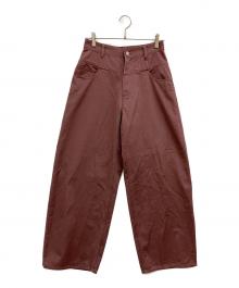 CLANE（クラネ）の古着「LOW WAIST BARREL PANTS」｜パープル
