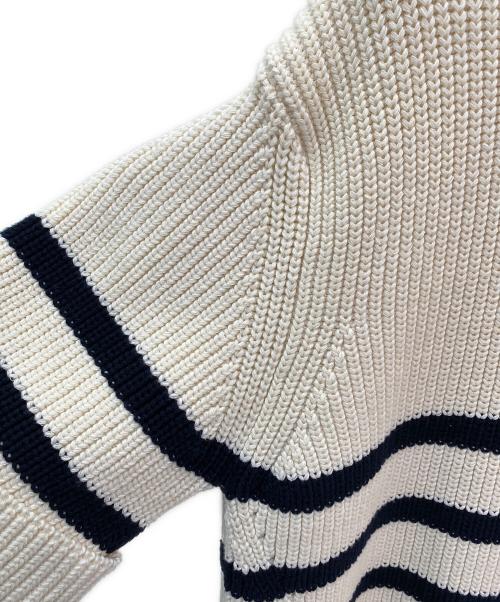 CLANE（クラネ）CLANE (クラネ) OVER HALF SLEEVE KNIT TOPS アイボリー サイズ:1の古着・服飾アイテム