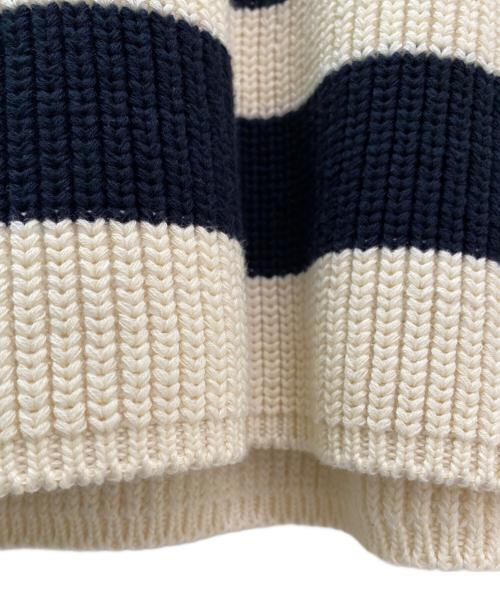 CLANE（クラネ）CLANE (クラネ) OVER HALF SLEEVE KNIT TOPS アイボリー サイズ:1の古着・服飾アイテム