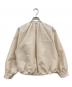 ANAYI (アナイ) ハードオーガンジーノーカラーブルゾン ベージュ サイズ:SIZE 38：9000円