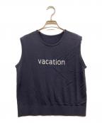 ANAYIアナイ）の古着「VACATION ロゴ プルオーバー」｜ブラック