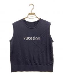 ANAYI（アナイ）の古着「VACATION ロゴ プルオーバー」｜ブラック