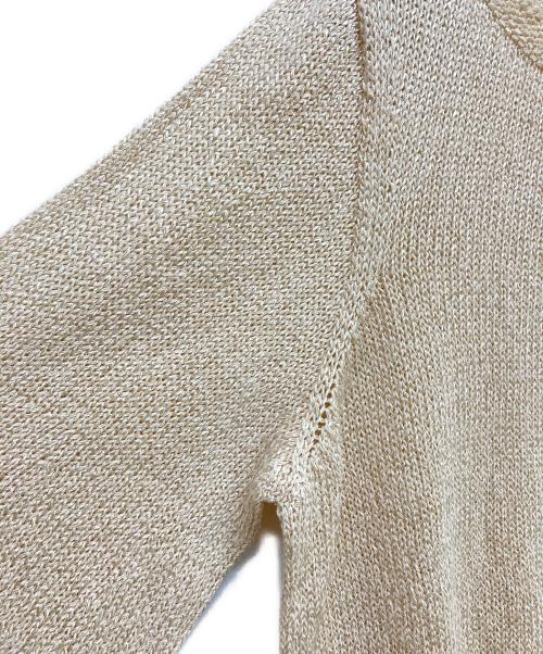 ANAYI（アナイ）ANAYI (アナイ) レーヨン和紙ミックスプルオーバー ベージュ サイズ:SIZE 38の古着・服飾アイテム
