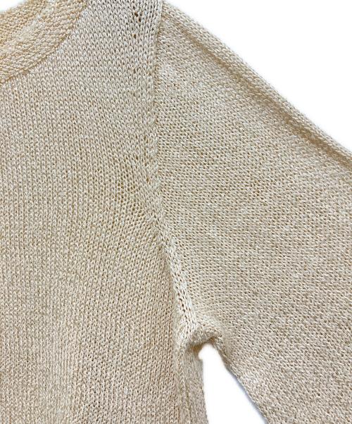 ANAYI（アナイ）ANAYI (アナイ) レーヨン和紙ミックスプルオーバー ベージュ サイズ:SIZE 38の古着・服飾アイテム