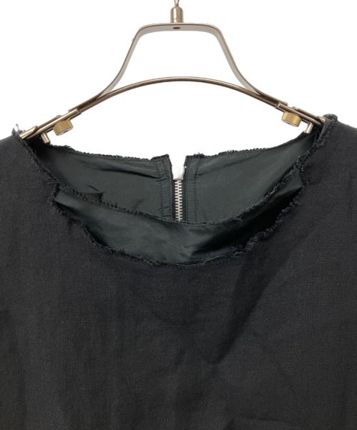 NUOVO BORGO（ヌーヴォ ボルゴ）NUOVO BORGO (ヌーヴォ ボルゴ) カッティング ワンピース ブラック サイズ:40の古着・服飾アイテム
