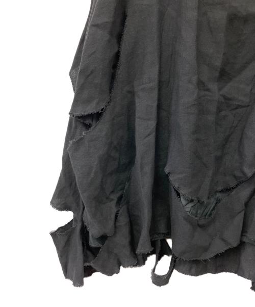 NUOVO BORGO（ヌーヴォ ボルゴ）NUOVO BORGO (ヌーヴォ ボルゴ) カッティング ワンピース ブラック サイズ:40の古着・服飾アイテム