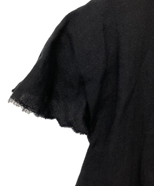 NUOVO BORGO（ヌーヴォ ボルゴ）NUOVO BORGO (ヌーヴォ ボルゴ) カッティング ワンピース ブラック サイズ:40の古着・服飾アイテム