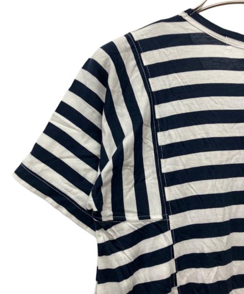 COMME des GARCONS COMME des GARCONS（コムデギャルソン コムデギャルソン）COMME des GARCONS COMME des GARCONS (コムデギャルソン コムデギャルソン) ボーダーワンピース ネイビー サイズ:Sの古着・服飾アイテム