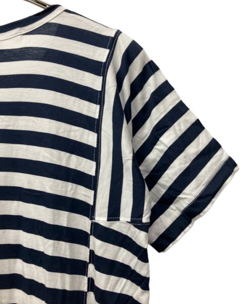 COMME des GARCONS COMME des GARCONS（コムデギャルソン コムデギャルソン）COMME des GARCONS COMME des GARCONS (コムデギャルソン コムデギャルソン) ボーダーワンピース ネイビー サイズ:Sの古着・服飾アイテム