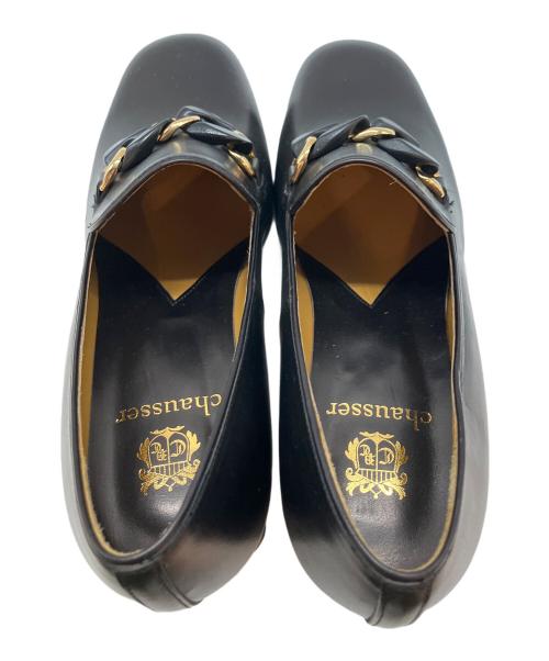 chausser（ショセ）chausser (ショセ) パンプス ブラック サイズ:22.5cmの古着・服飾アイテム