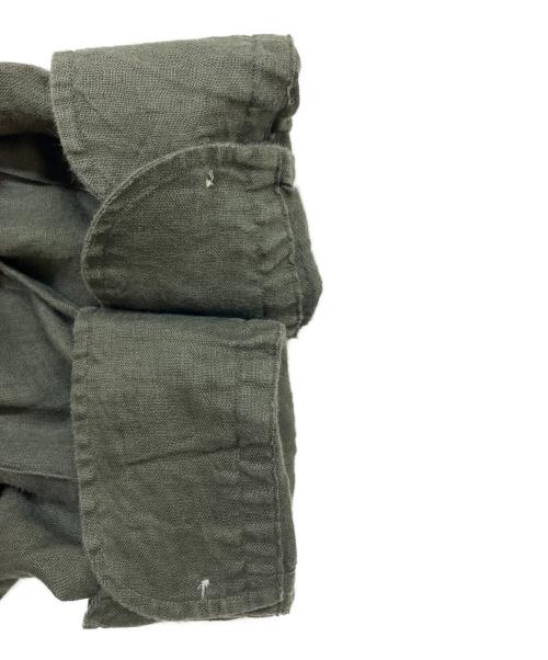 ARCODIO（アルコディオ）ARCODIO (アルコディオ) フレンチリネン カプリシャツ オリーブ サイズ:SIZE Lの古着・服飾アイテム