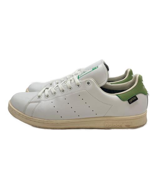 adidas（アディダス）adidas (アディダス) ローカットスニーカー ホワイト×グリーン サイズ:US11の古着・服飾アイテム