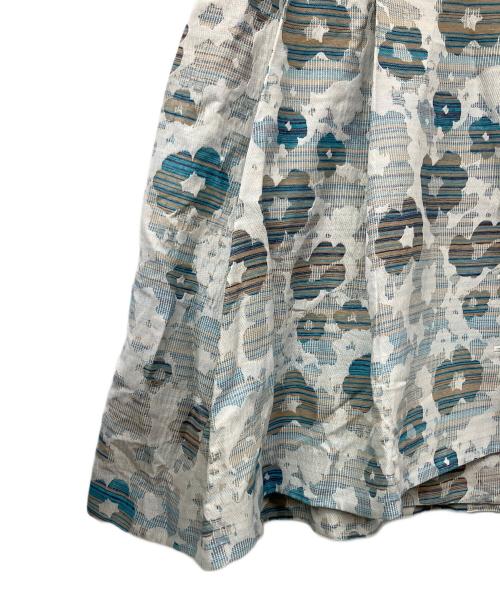 Rene（ルネ）Rene (ルネ) ツイードノースリーブワンピース ブルー サイズ:38の古着・服飾アイテム