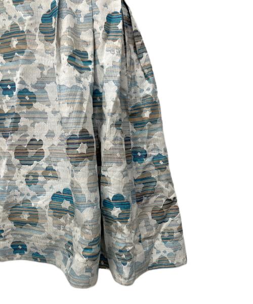 Rene（ルネ）Rene (ルネ) ツイードノースリーブワンピース ブルー サイズ:38の古着・服飾アイテム