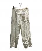Y'sワイズ）の古着「RY/LI CANVAS WORK PANTS」｜ホワイト