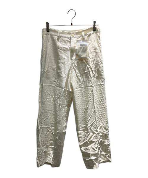 Y's（ワイズ）Y's (ワイズ) RY/LI CANVAS WORK PANTS ホワイト サイズ:1の古着・服飾アイテム