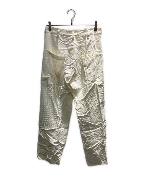 Y's（ワイズ）Y's (ワイズ) RY/LI CANVAS WORK PANTS ホワイト サイズ:1の古着・服飾アイテム