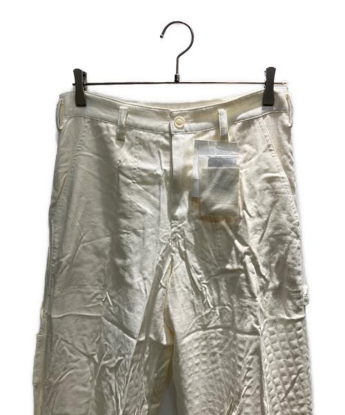 Y's（ワイズ）Y's (ワイズ) RY/LI CANVAS WORK PANTS ホワイト サイズ:1の古着・服飾アイテム