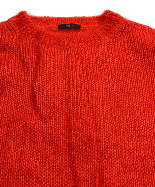 YLEVE（イレーヴ）YLEVE (イレーヴ) MOHAIR SILK KNIT PULL OVER オレンジ サイズ:1の古着・服飾アイテム