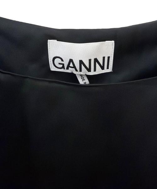 GANNI（ガニー）GANNI (ガニー) ノースリーブワンピース ブラック サイズ:40の古着・服飾アイテム