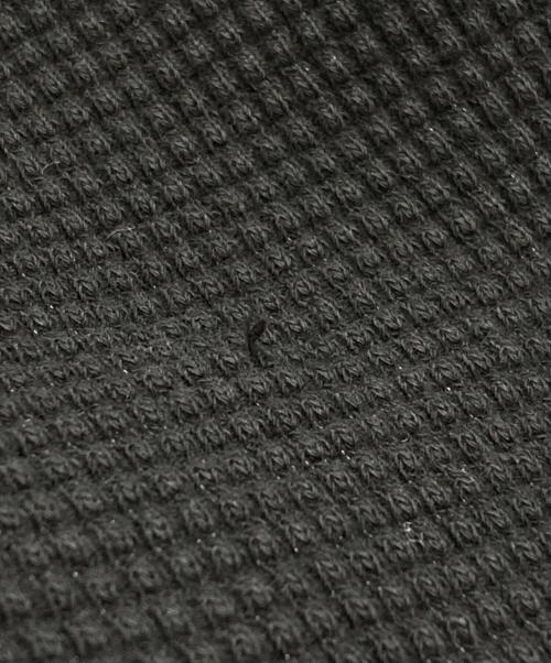 THUG CLUB（サグ クラブ）THUG CLUB (サグ クラブ) サーマルポロシャツ/Thermal polo shirt ブラック サイズ:4の古着・服飾アイテム