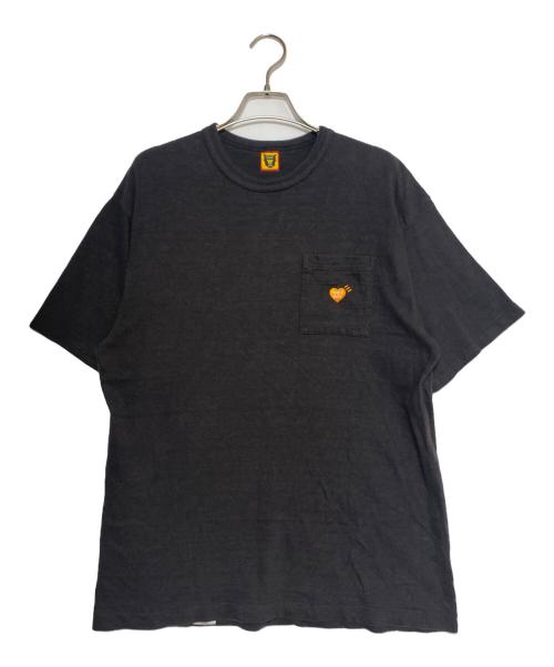 HUMAN MADE（ヒューマンメイド）HUMAN MADE (ヒューマンメイド) ポケットTシャツ グレー サイズ:Lの古着・服飾アイテム