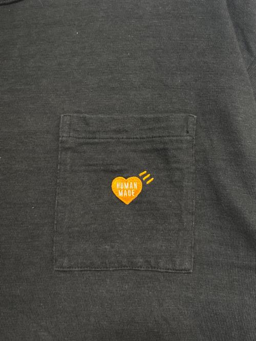 HUMAN MADE（ヒューマンメイド）HUMAN MADE (ヒューマンメイド) ポケットTシャツ グレー サイズ:Lの古着・服飾アイテム