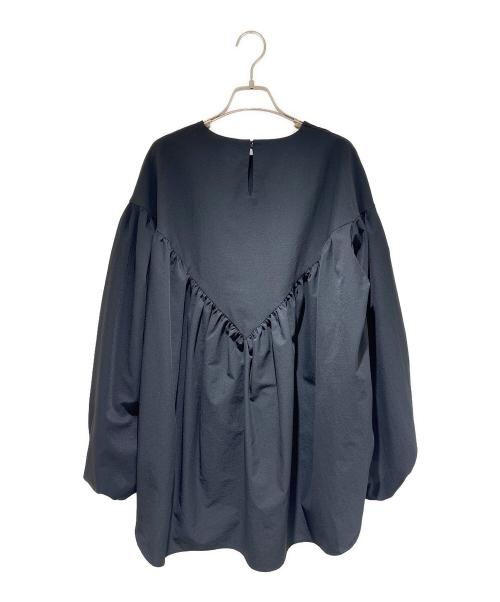 LE PHIL（ル フィル）LE PHIL (ル フィル) クールドットブロードブラウス ブラック サイズ:Fの古着・服飾アイテム