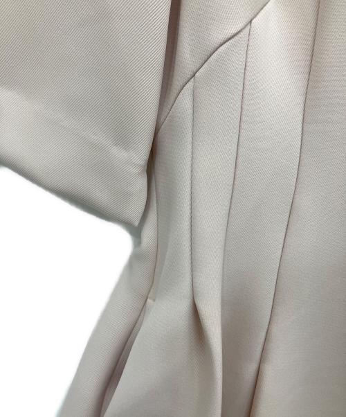 CELFORD（セルフォード）CELFORD (セルフォード) Vネックフィット&フレアワンピース ピンク サイズ:38の古着・服飾アイテム