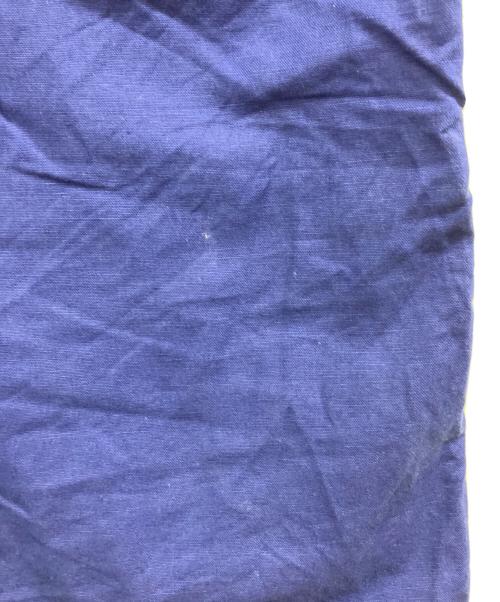 POLO RALPH LAUREN（ポロ・ラルフローレン）POLO RALPH LAUREN (ポロ・ラルフローレン) リネンコットンワイドパンツ ブルー サイズ:6の古着・服飾アイテム