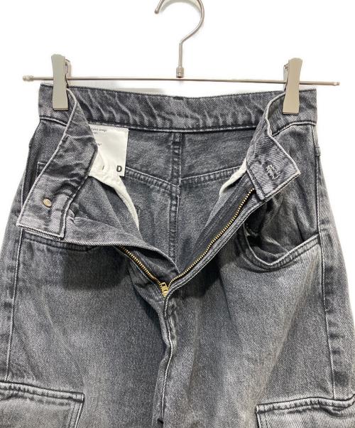 FRAY ID（フレイ アイディー）FRAY ID (フレイ アイディー) デニムパンツ ブラックの古着・服飾アイテム