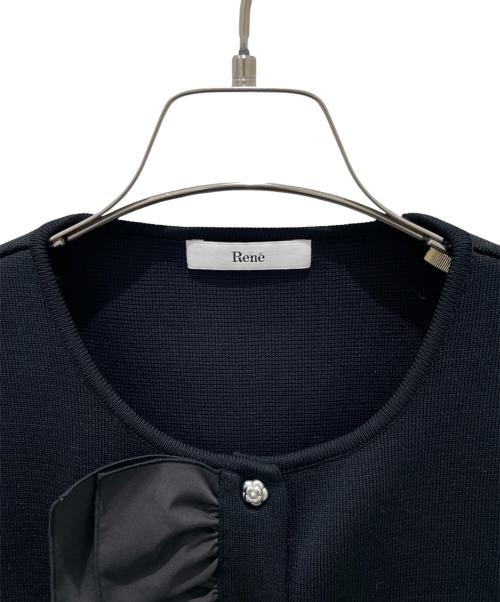 Rene（ルネ）Rene (ルネ) フリルベスト ブラック サイズ:36の古着・服飾アイテム