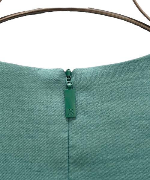 Rene（ルネ）Rene (ルネ) ノースリーブ刺繍ワンピース グリーン サイズ:36の古着・服飾アイテム