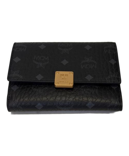 MCM（エムシーエム）MCM (エムシーエム) 3つ折り財布 ブラック サイズ:AREN WALLET SMALLの古着・服飾アイテム