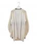 MM6 Maison Margiela (エムエムシックスメゾンマルジェラ) ロゴオーバーサイズニット ベージュ サイズ:XS：8000円