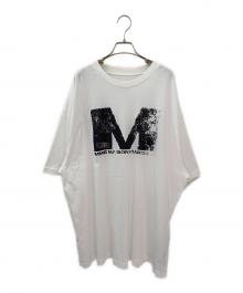 MM6 Maison Margiela（エムエムシックスメゾンマルジェラ）の古着「ロゴプリントTシャツ」｜ホワイト