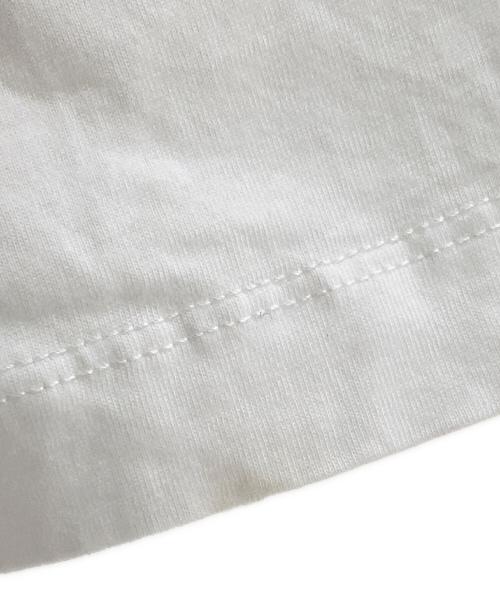 MM6 Maison Margiela（エムエムシックスメゾンマルジェラ）MM6 Maison Margiela (エムエムシックスメゾンマルジェラ) ロゴプリントTシャツ ホワイト サイズ:Sの古着・服飾アイテム