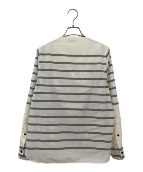 HYKE（ハイク）HYKE (ハイク) STRIPE COWL NECK BLOUSE アイボリー サイズ:1の古着・服飾アイテム