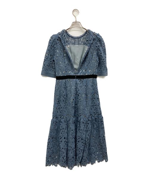 CELFORD（セルフォード）CELFORD (セルフォード) ケミカルレースワンピース ブルー サイズ:38の古着・服飾アイテム