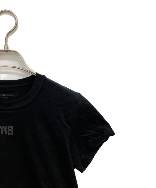ALEXANDER WANG（アレキサンダー・ワン）ALEXANDER WANG (アレキサンダー・ワン) ESSENTIAL JSY SHRUNK TEE ブラック サイズ:Sの古着・服飾アイテム