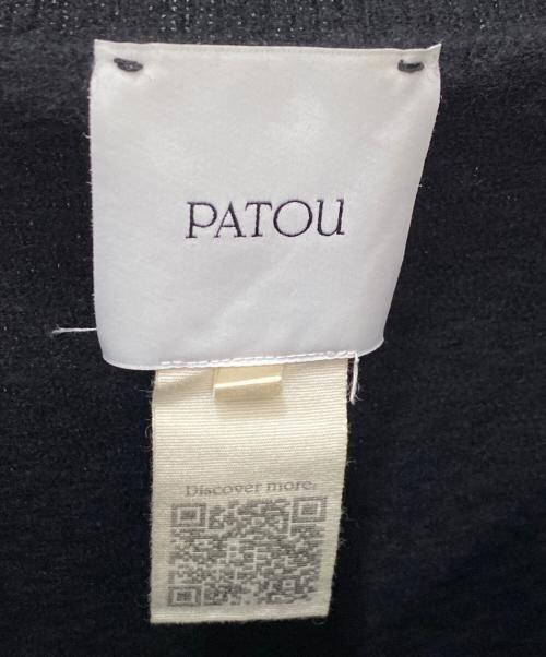 patou（パトゥ）patou (パトゥ) クロップドニット ブラック サイズ:Mの古着・服飾アイテム