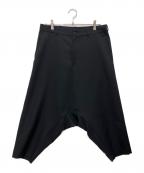 CDGシーディージー）の古着「ポリエステルガゼットクロッチサルエルパンツ」｜ブラック