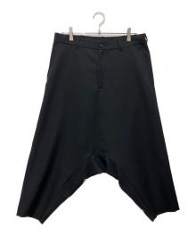 CDG（シーディージー）の古着「ポリエステルガゼットクロッチサルエルパンツ」｜ブラック