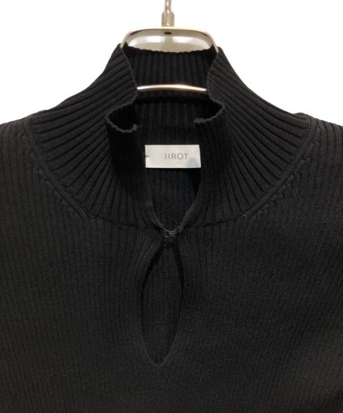 IIROT（イロット）IIROT (イロット) Ribbed Stand Top ブラック サイズ:FREEの古着・服飾アイテム