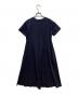 BLUE LABEL CRESTBRIDGE (ブルーレーベルクレストブリッジ) 天竺パーシャルチェックドレス ネイビー サイズ:36：10000円