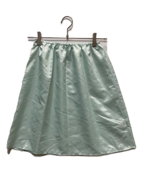 BLUE LABEL CRESTBRIDGE（ブルーレーベルクレストブリッジ）BLUE LABEL CRESTBRIDGE (ブルーレーベルクレストブリッジ) コンパクトライトポンチサックドレス 黄緑 サイズ:36の古着・服飾アイテム