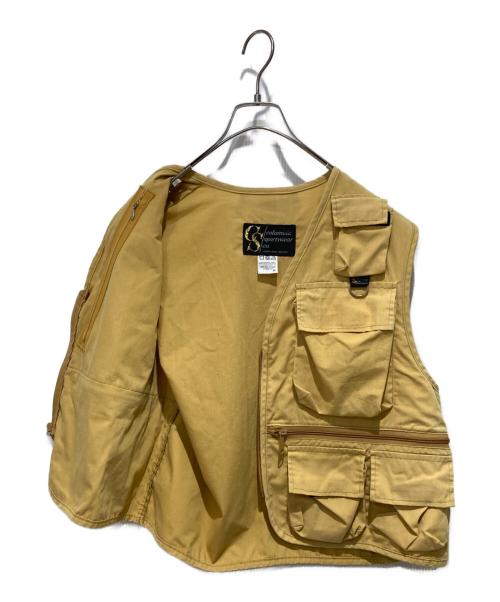 Columbia（コロンビア）Columbia (コロンビア) フィッシングベスト マスタード サイズ:Mの古着・服飾アイテム