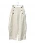 SACRA（サクラ）の古着「H.COUNT COTTON GABERDINE PANTS」｜ホワイト
